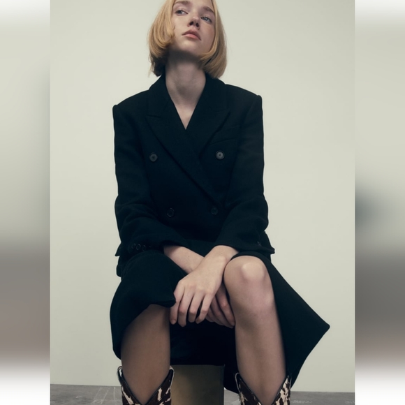 BNWT! Wool blend oversized coat Limited edition - Picture 4 of 10